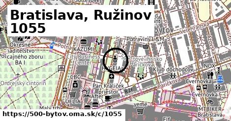 Bratislava, Ružinov <span class="supisne">1055</span>