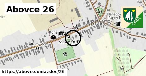 Abovce <span class="supisne">26</span>
