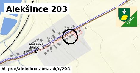 Alekšince <span class="supisne">203</span>