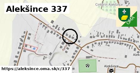 Alekšince <span class="supisne">337</span>