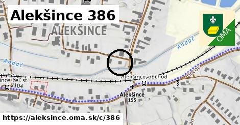 Alekšince <span class="supisne">386</span>