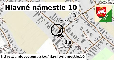 Hlavné námestie 10, Andovce