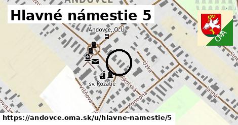 Hlavné námestie 5, Andovce