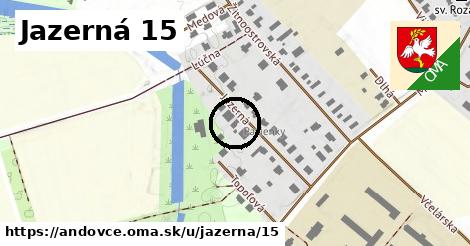 Jazerná 15, Andovce
