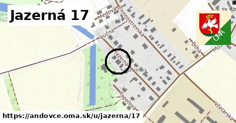 Jazerná 17, Andovce