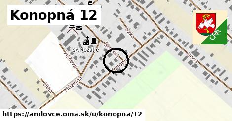 Konopná 12, Andovce
