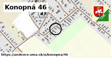 Konopná 46, Andovce