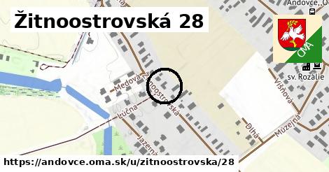 Žitnoostrovská 28, Andovce