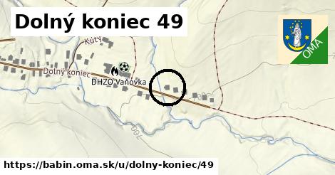 Dolný koniec 49, Babín