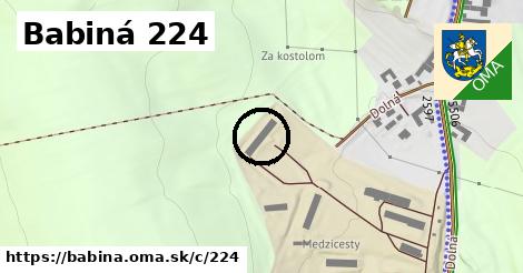 Babiná <span class="supisne">224</span>