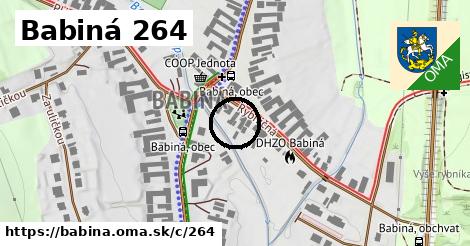Babiná <span class="supisne">264</span>