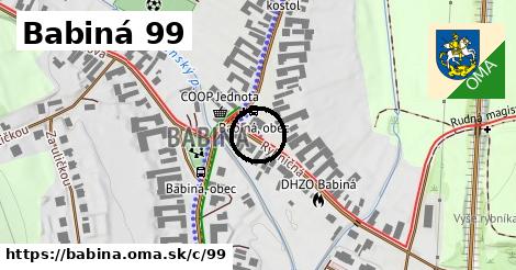 Babiná <span class="supisne">99</span>