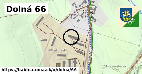 Dolná 66, Babiná