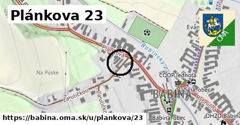 Plánkova 23, Babiná