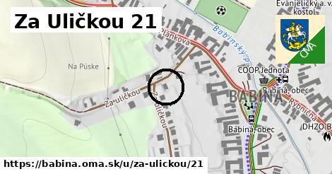 Za Uličkou 21, Babiná