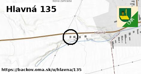 Hlavná 135, Bačkov