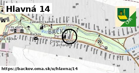 Hlavná 14, Bačkov