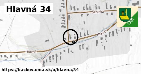 Hlavná 34, Bačkov