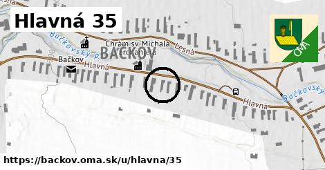 Hlavná 35, Bačkov