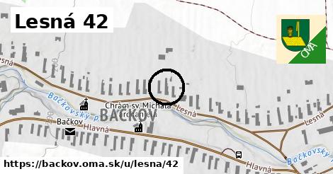 Lesná 42, Bačkov