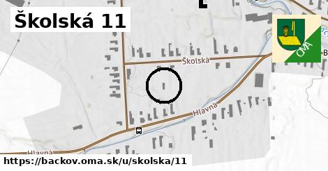 Školská 11, Bačkov