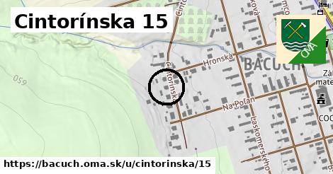 Cintorínska 15, Bacúch