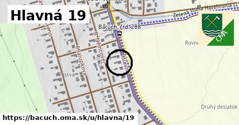 Hlavná 19, Bacúch