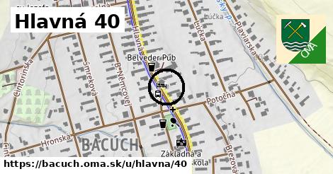 Hlavná 40, Bacúch