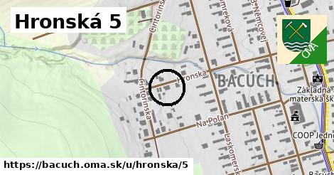 Hronská 5, Bacúch