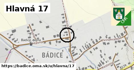 Hlavná 17, Bádice