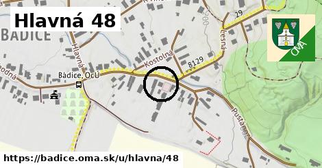 Hlavná 48, Bádice