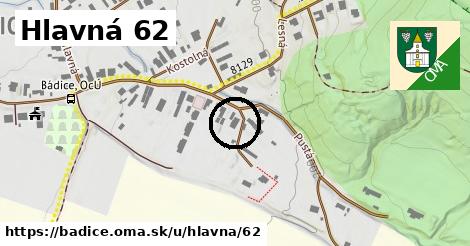 Hlavná 62, Bádice