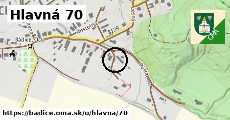 Hlavná 70, Bádice