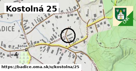 Kostolná 25, Bádice