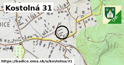 Kostolná 31, Bádice