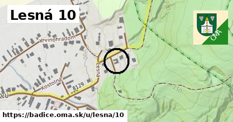 Lesná 10, Bádice