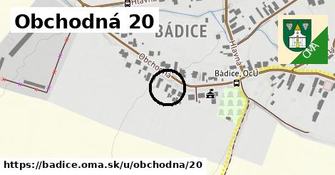 Obchodná 20, Bádice