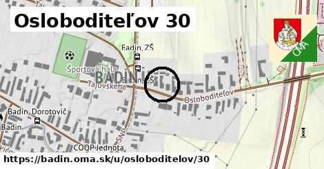 Osloboditeľov 30, Badín