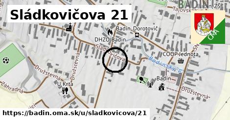 Sládkovičova 21, Badín