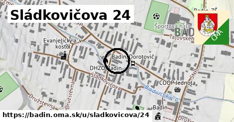 Sládkovičova 24, Badín