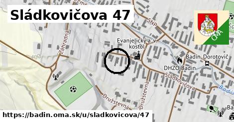 Sládkovičova 47, Badín