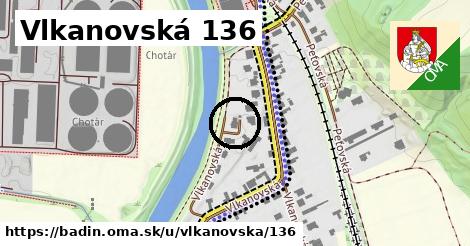 Vlkanovská 136, Badín