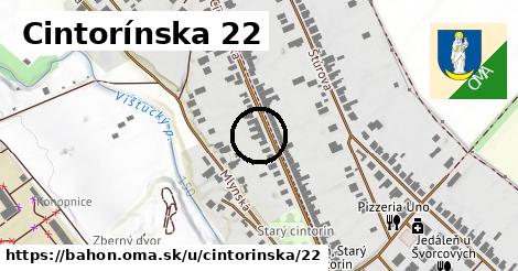 Cintorínska 22, Báhoň