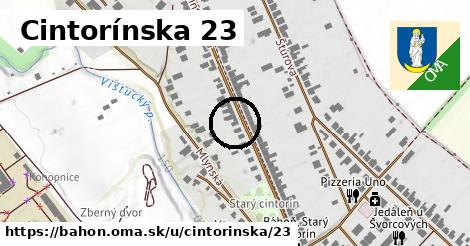 Cintorínska 23, Báhoň