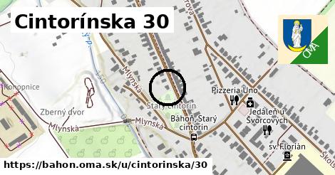 Cintorínska 30, Báhoň