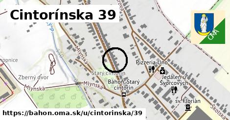 Cintorínska 39, Báhoň