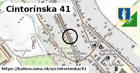 Cintorínska 41, Báhoň