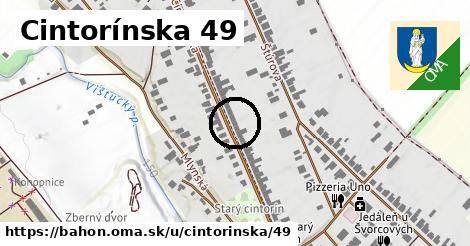 Cintorínska 49, Báhoň