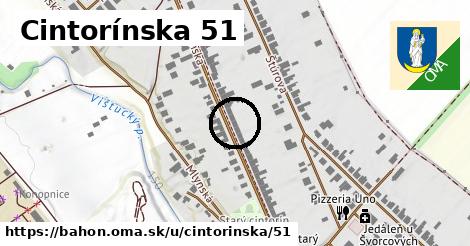 Cintorínska 51, Báhoň