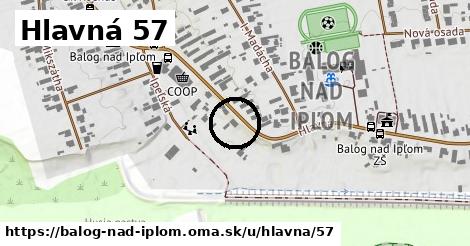 Hlavná 57, Balog nad Ipľom
